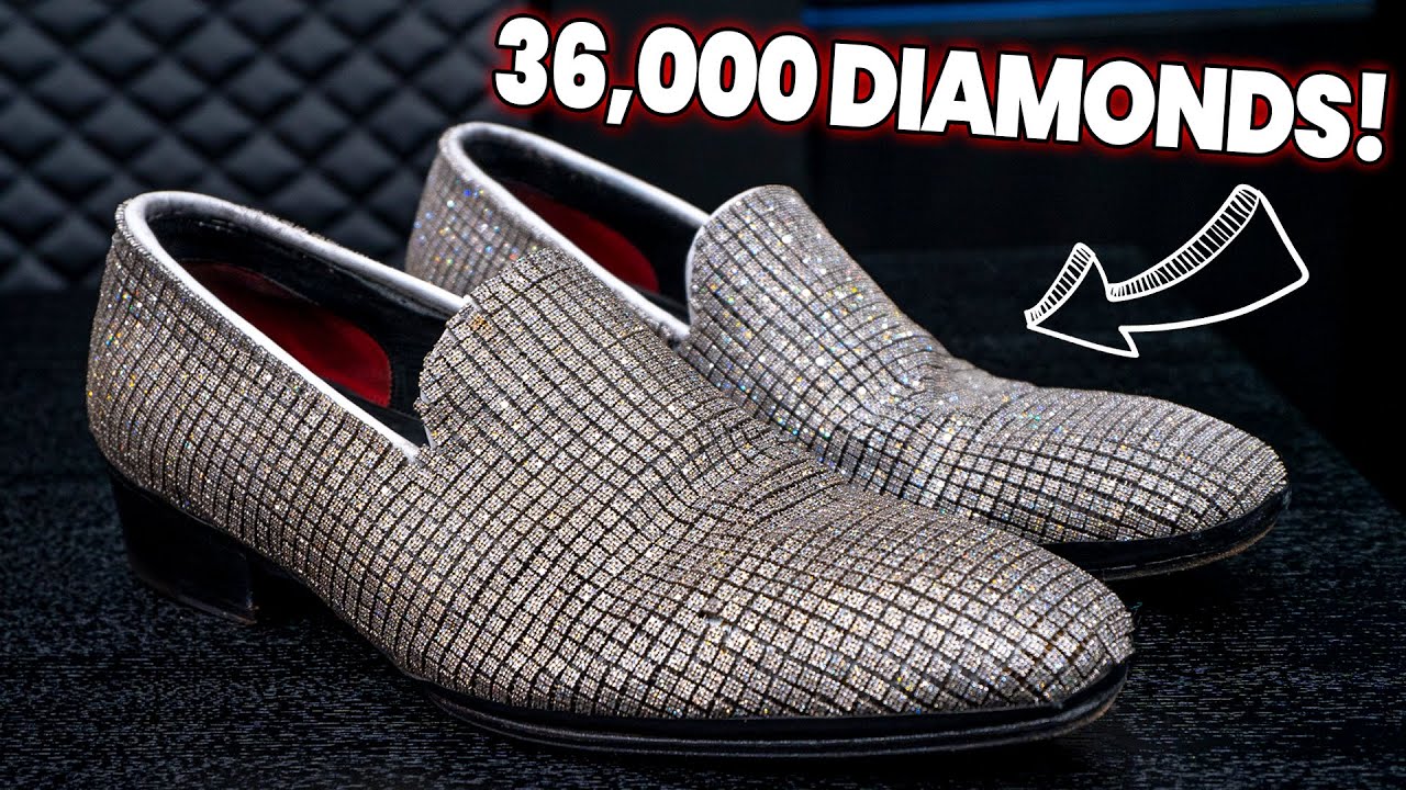 $2000000 Shoes Covered With 36000 Diamonds!!