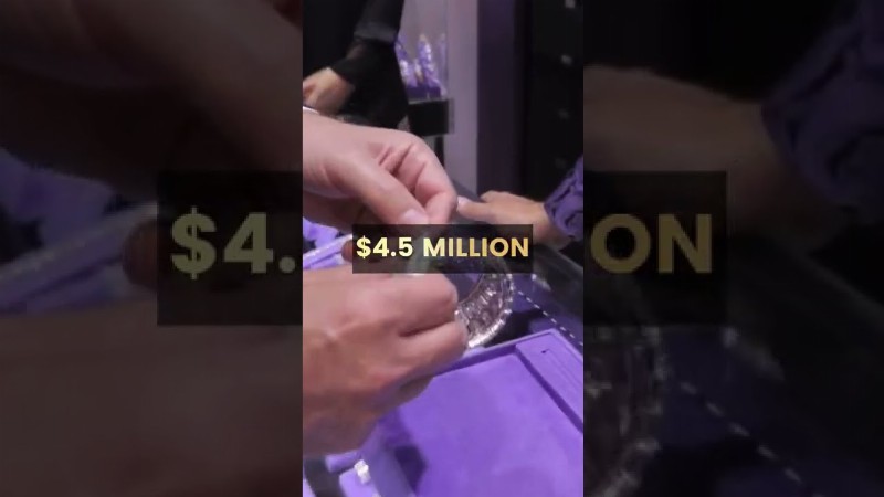 image 0 $4.5million Diamond Bracelet! #shorts
