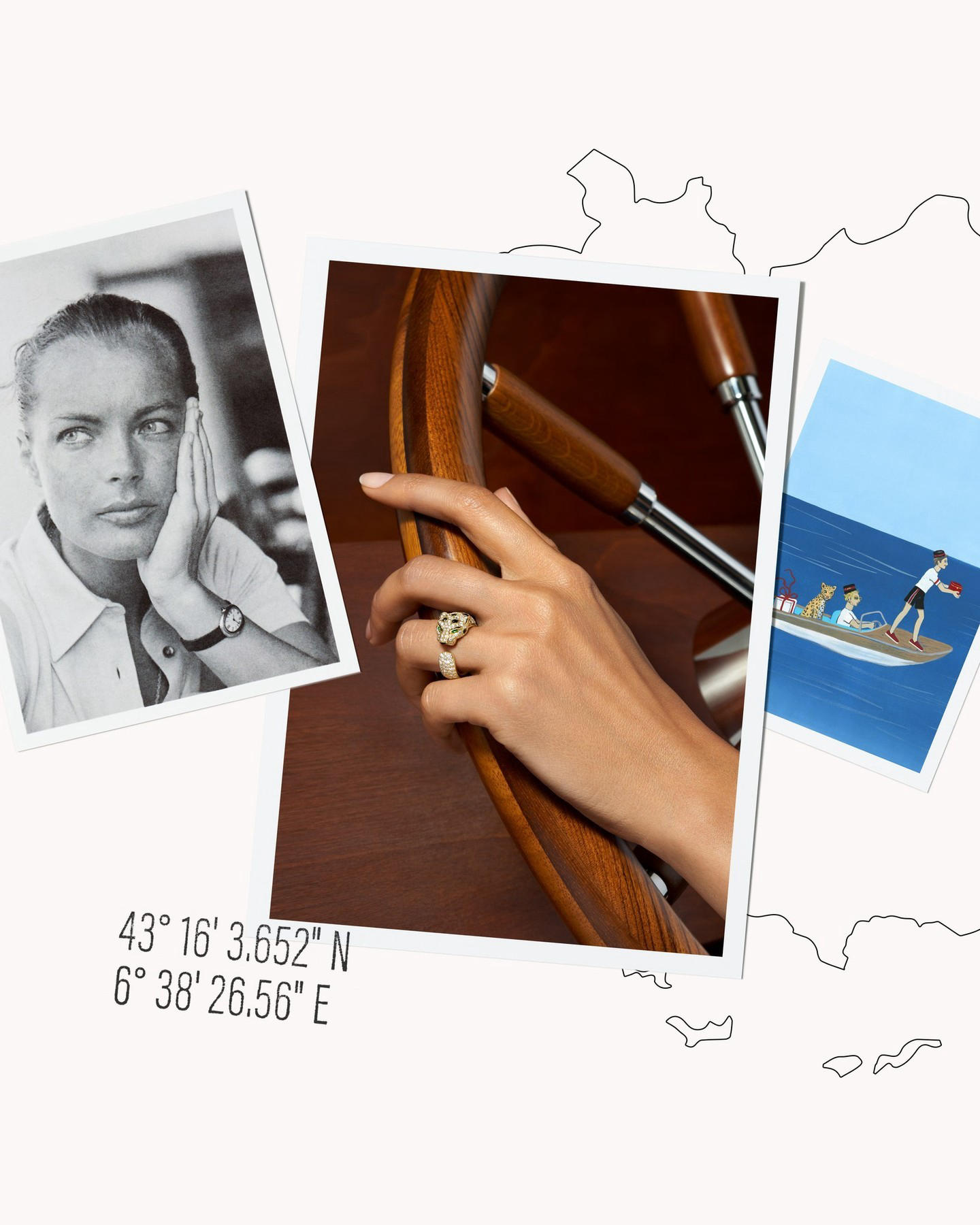 image  1 Cartier Official - Romy Schneider chose #CartierWatchmaking for timeless St Tropez style