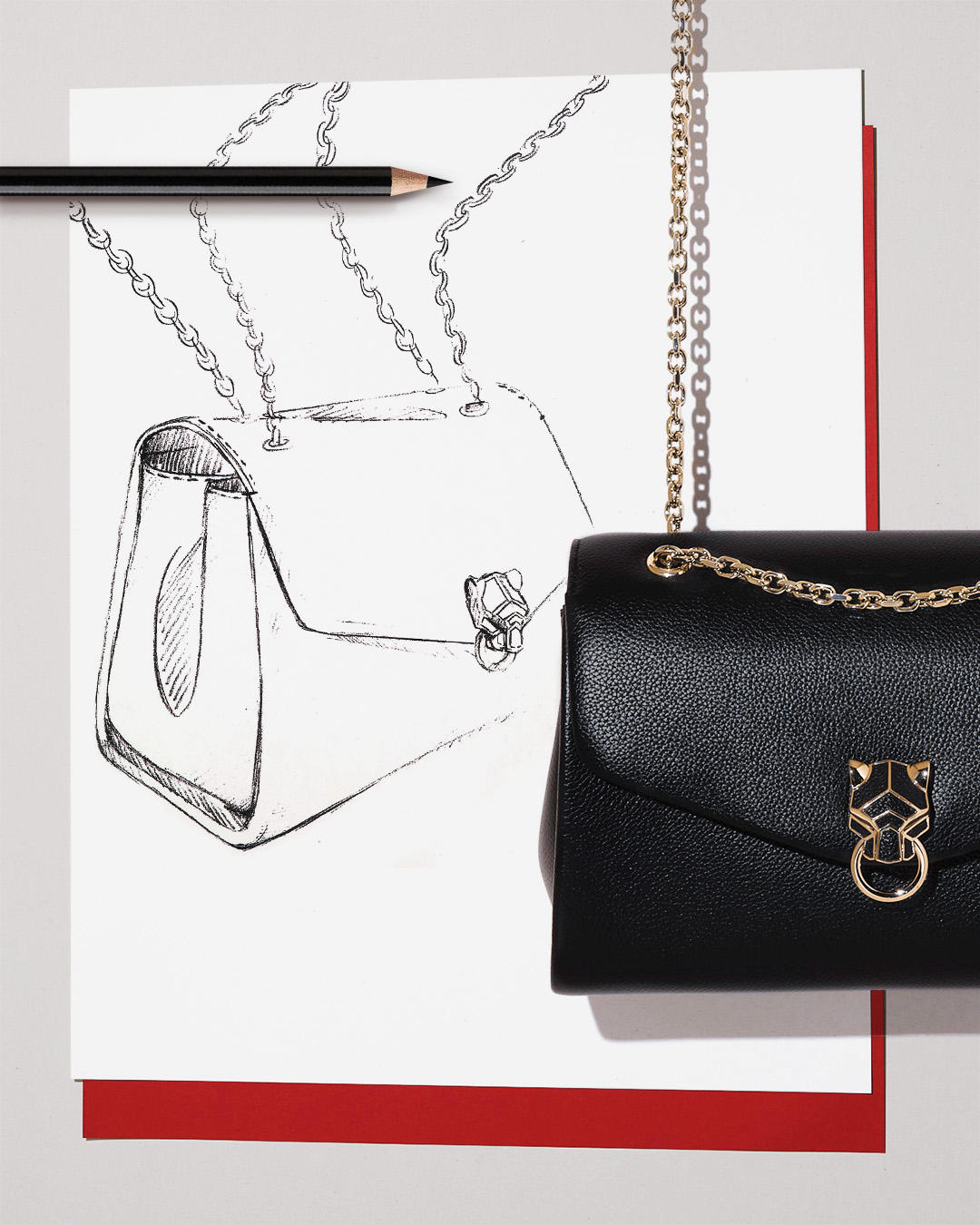 Cartier Official - The new Panthère de Cartier bag all began in secrecy, within the Leather Goods De
