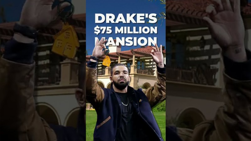 image 0 Drake's New $75 Million Dollar Mansion #shorts