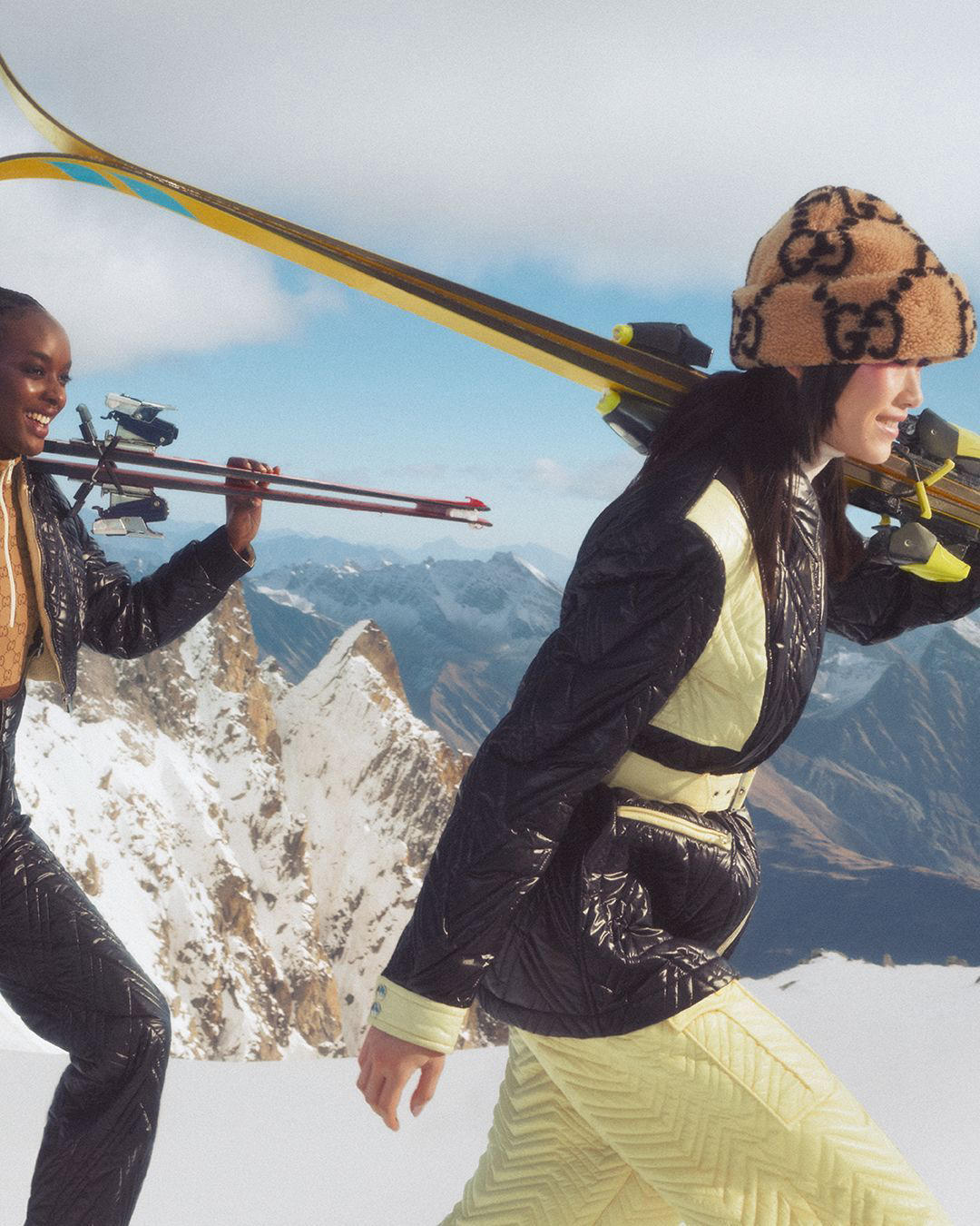 image  1 From the slopes to the chalet, the Gucci Après-Ski selection is an ode to mountain leisure told thro