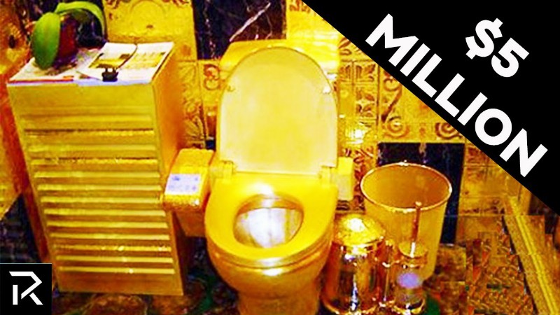 image 0 Golden Toilet Worth $5 Million Dollars #shorts