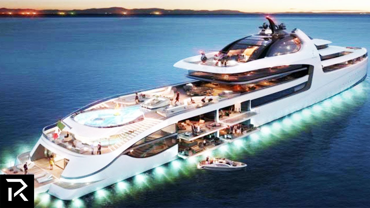 Imagine Living In A $100 Million Dollar Yacht #shorts