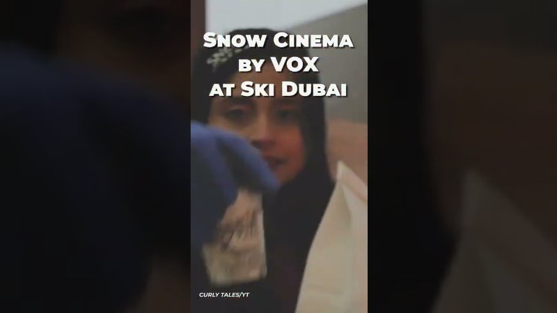 image 0 Inside Dubai's Movie Theatre That Snows