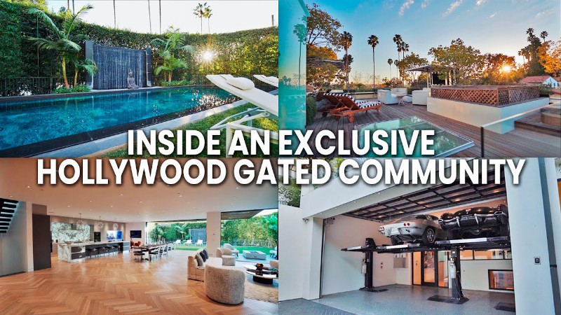 image 0 Inside One Of Hollywood's Only Gated Communities!