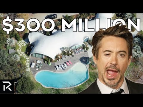 Inside Robert Downey Jr.'s Futuristic Dome House