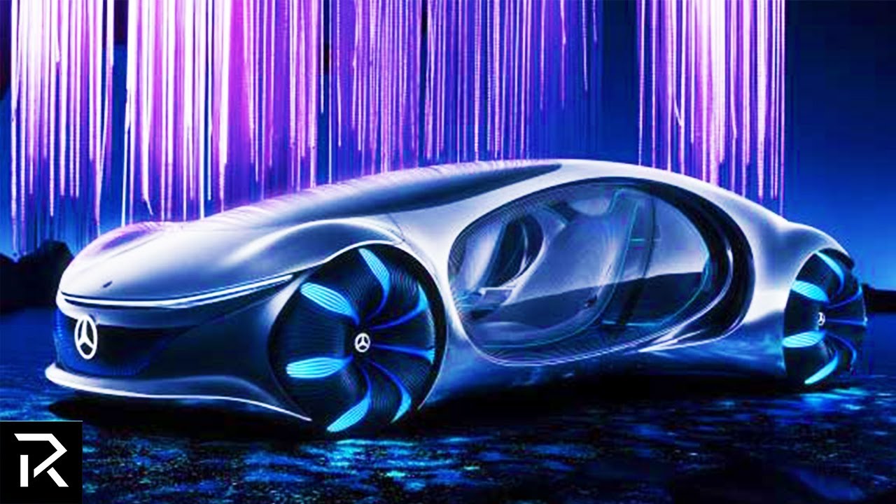 image 0 Mercedes Concept Car Looks Like A Spaceship #shorts
