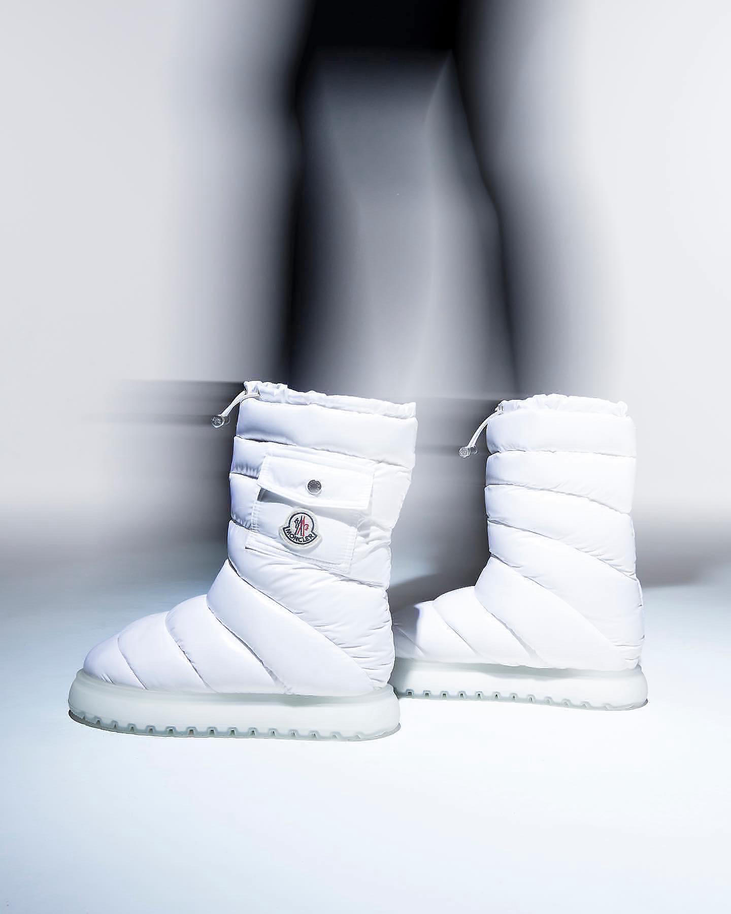 Moncler - With details lifted from Moncler’s iconic Maya jacket, the Gaia Pocket Mid boot is a bubbl