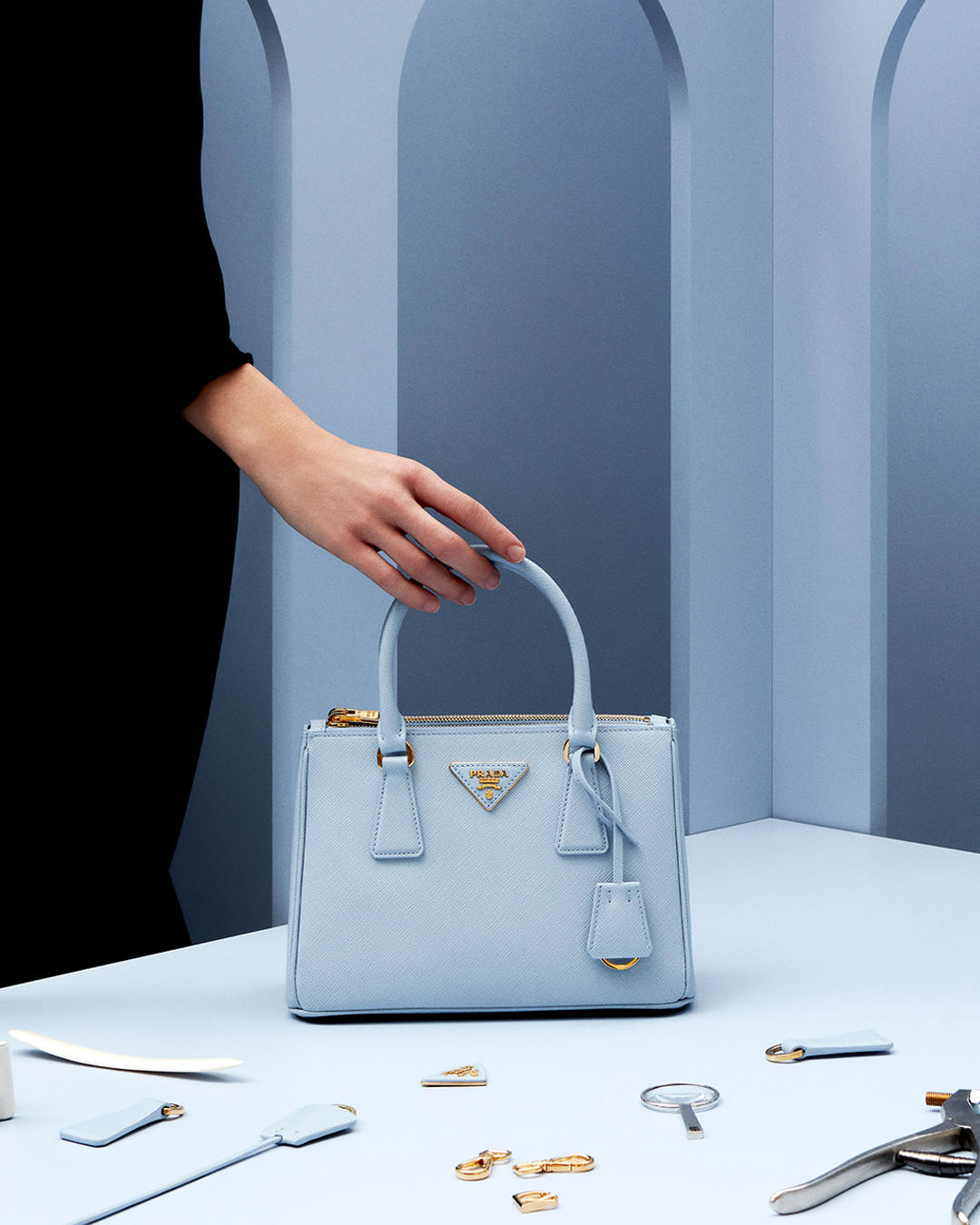 Prada - An heirloom in the making, the Galleria bag is named after the home of Prada’s historic flag