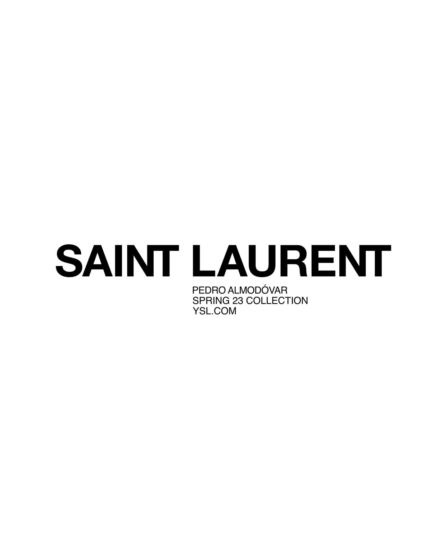 SAINT LAURENT - The Director’s Cut⁣by Anthony Vaccarello⁣Pedro Almodóvar⁣Photographed by David Sims⁣