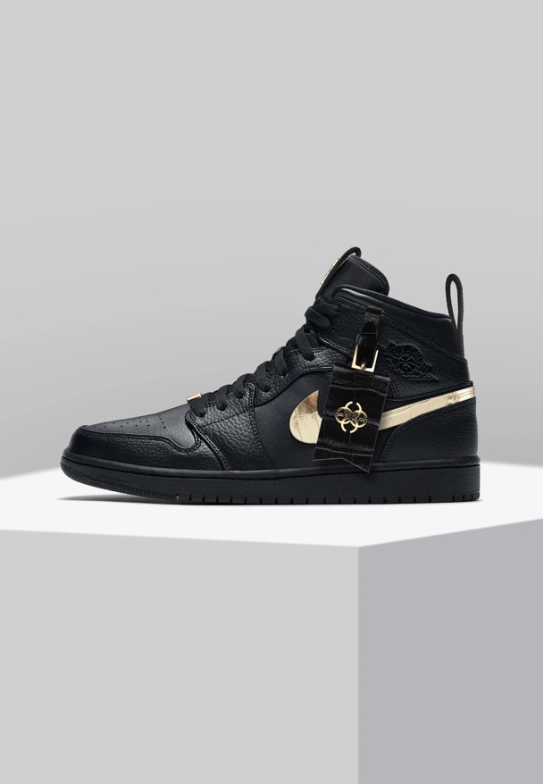 image 2 Sneaker - Customized AJ1 Mid Gold