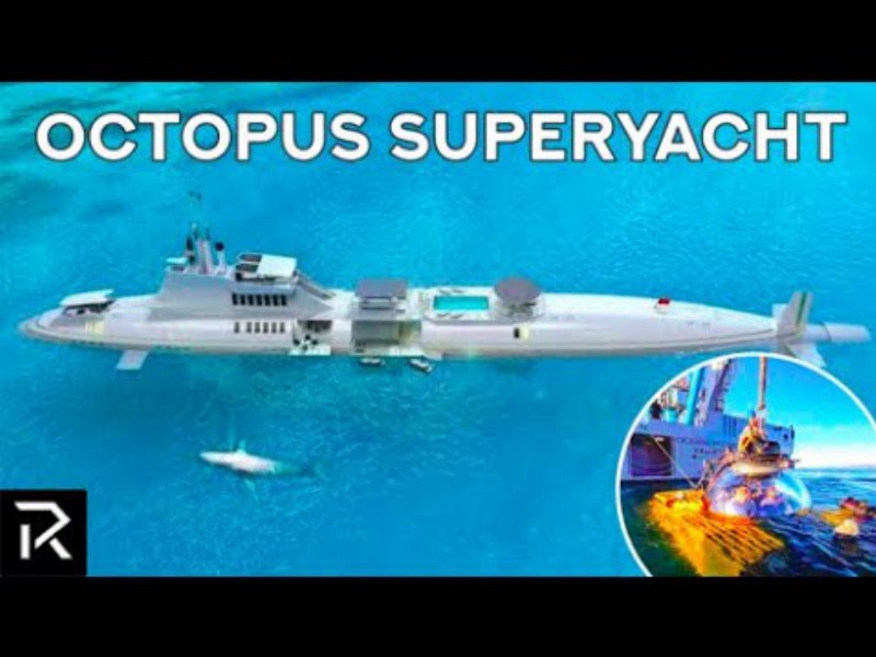 image 0 The $200m Octopus Superyacht With A Hidden Submarine