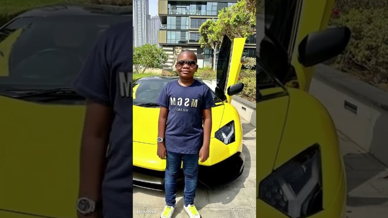 image 0 The Youngest Billionaire's $367k New Lambo