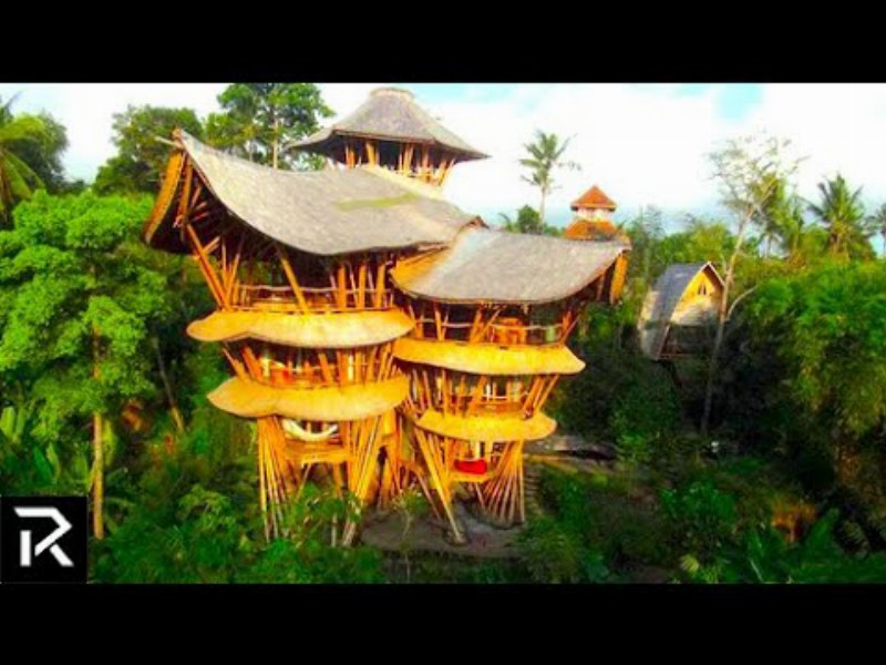 image 0 This Bali Mansion Is Made Entirely Of Bamboo