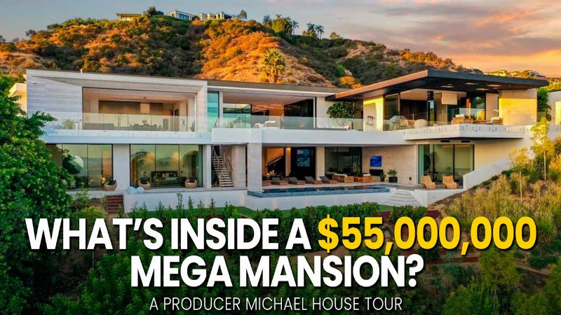 image 0 Tour A $55000000 Mega Mansion With Me!