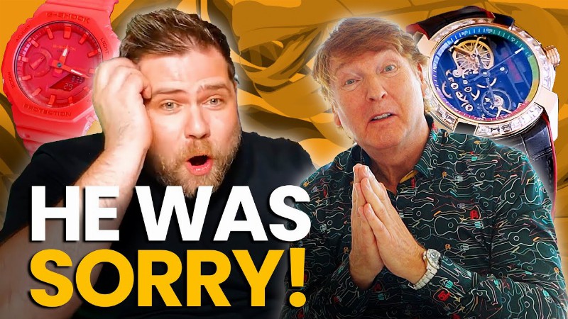 Watch Expert Apologizes For Destroying My Watch Collection!